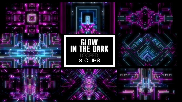 Glow In The Dark Background VJ Pack