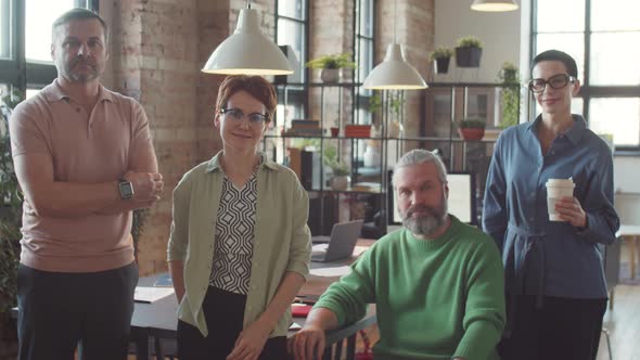 Portrait of Experienced Business Team in Office