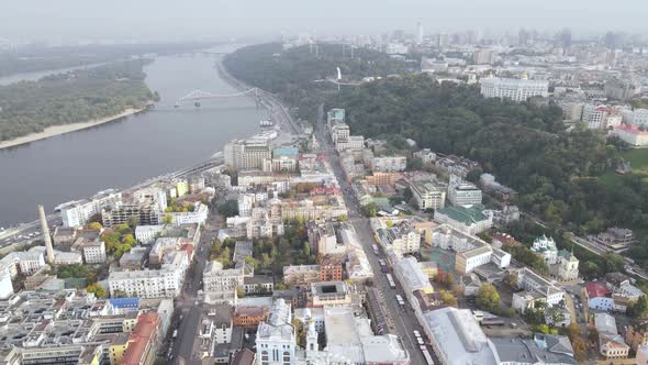 Kyiv - the Capital of Ukraine. Aerial View. Kiev