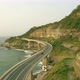 Aerial View of Vehicles on the Sea Cliff Bridge - VideoHive Item for Sale