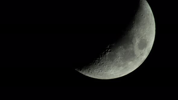 Moon  UHD Close-up. Planet Satellite.