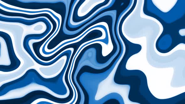 Abstract Blue White Wave Background Animated
