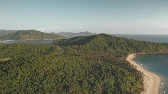 Nobody Tropic Islands Landscapes at Sea Bay Aerial