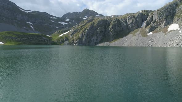 Kapetanovo Lake in Montenegro Sring Time