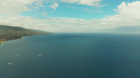 The Coast of the Island of Cebu, Moalboal, Philippines