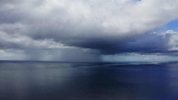 Cloud Storm and Sea