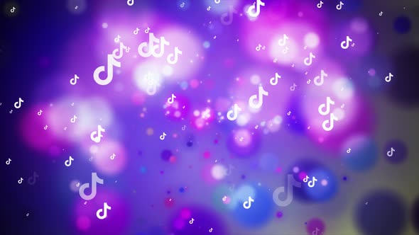 Magical TikTok And Bokeh Background