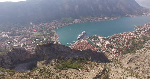 View of the Sea and the Old Town of Kotor