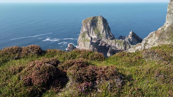 Tormore Island By Port Between Ardara and Glencolumbkille in County Donegal The Highest Sea Stack in