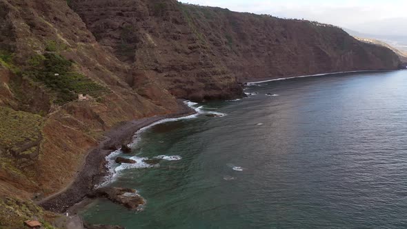 Atlantic Coast and Mountains on the Island of Tenerife