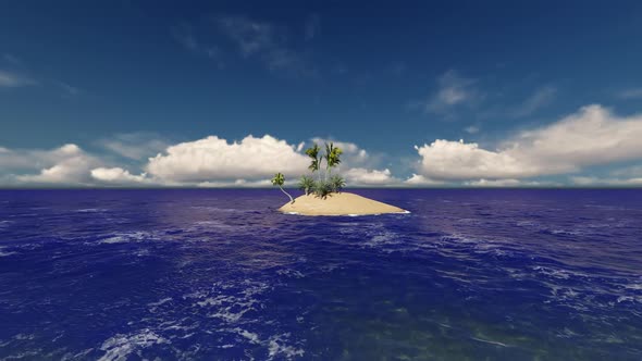 Palm Island Clouds Time Lapse alt
