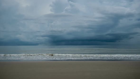 Sea And Rain Clouds