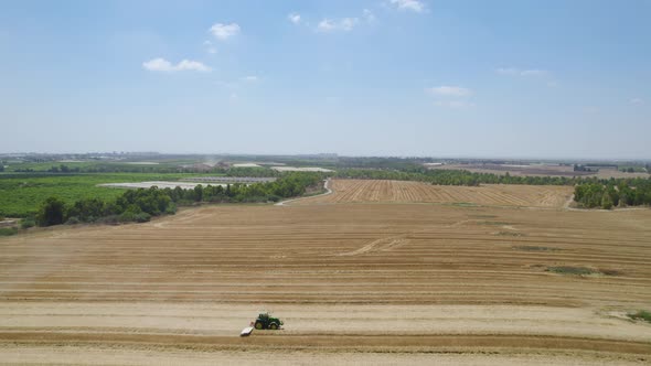 Reseeding Fields From Above at Sdot Negev, Israel
