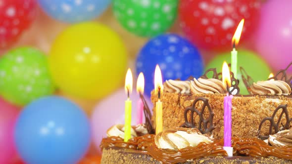 Birthday Cake with Candles