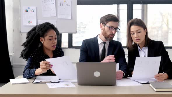 Business Partners Working Together on a Project