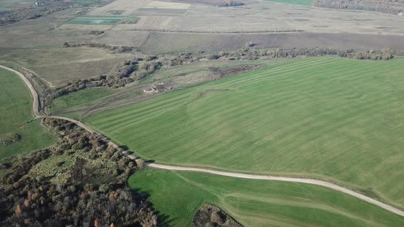 Autumn Landscape Aerial View 19