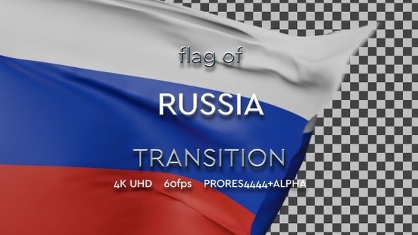 Flag of Russia transition | UHD | 60fps alt
