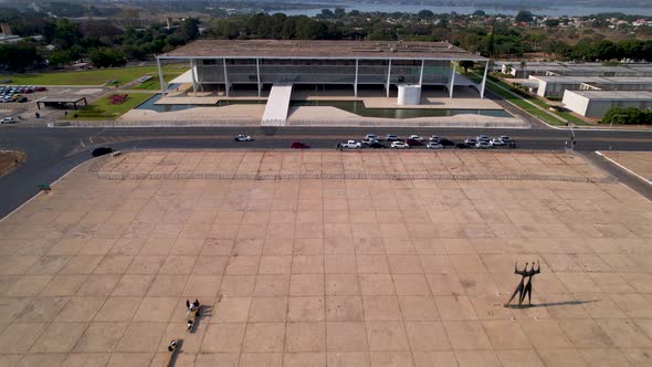 Government buildings at downtown Brasilia Federal District Brazil.