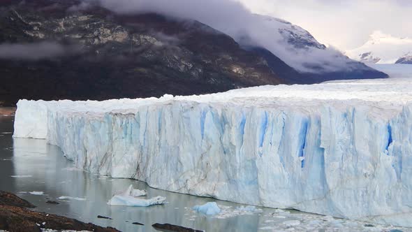 Glacier Perito Moreno National Park in Autumn. Argentina, Patagonia