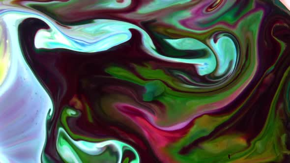 Abstract Colorful Sacral Liquid Waves Texture 766