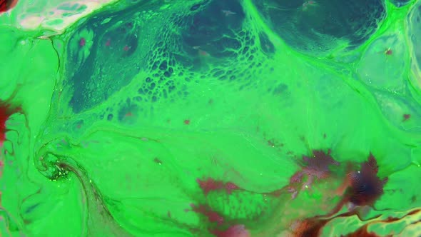 Psychedelic Spreading Paint Flow Explosion