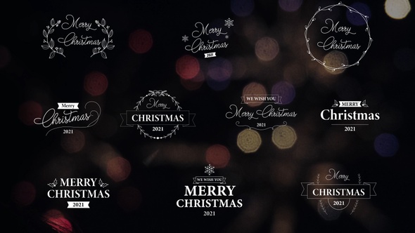 Christmas Titles | Motion Graphics Pack alt