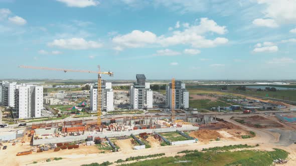 new neighborhood's buildings at netivot