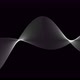 White color shape line wave animated on black background - VideoHive Item for Sale