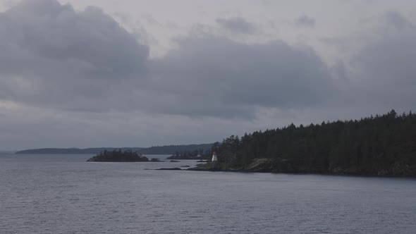 Gulf Islands on the West Coast of Pacific Ocean