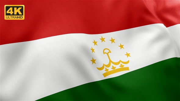 Tajikistan Flag - 4K