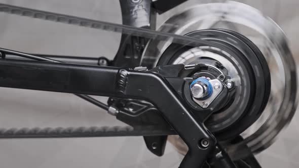 The Planetary Gear on a Belt Driven Bike is Rotating Gear Change Mechanism