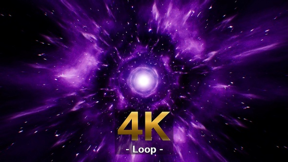 Glittering Dark Energy Space 4K Loop