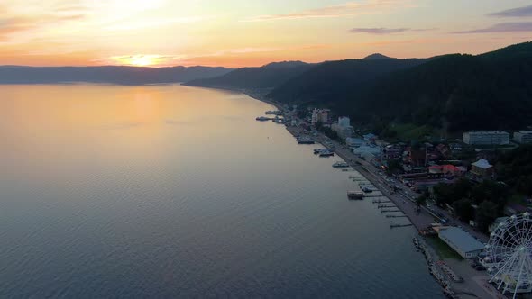 Drone Video Footage Sea and Coastline