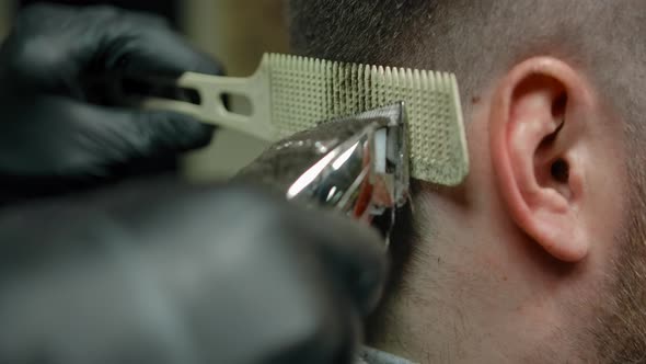 Trimming Comb with Trimmer Tool for Straightening Hair