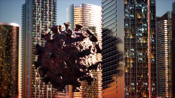 Empty City Caused By Quarantine As a Result of Coronavirus Infection alt