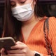 Young asian woman cover mouth , wear medical face mask to protect viruses - VideoHive Item for Sale