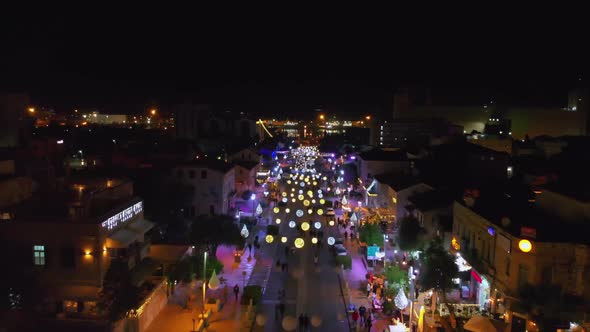 Christmas Decorations in Haifa Israel