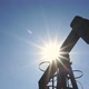 pumpjack at an oil drilling site, motorized slider shot - VideoHive Item for Sale