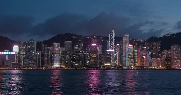 Hong Kong city night