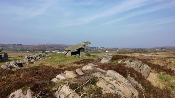 The Kilclooney Dolmen Is Neolithic Monument Dating Back To 4000 To 3000 BC Between Ardara