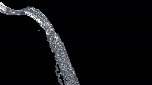 Water Splash Pouring