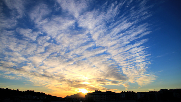 Colorful Clouds at Sunset