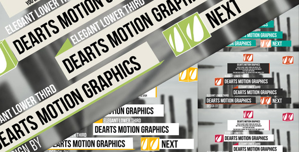 3D Elegant Lower Third alt