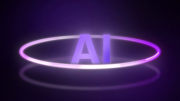 AI Intro & Glow Logo Reveal