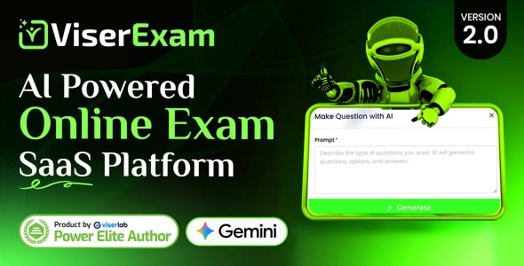 ViserExam - AI Powered Online Exam SaaS Platform