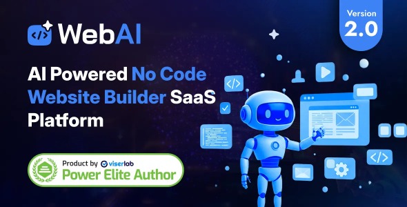 WebAI - AI Powered No Code Website Builder SaaS Platform