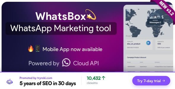 WhatsBox - The WhatsApp Marketing - Bulk Sender, Chat, Bots, SaaS