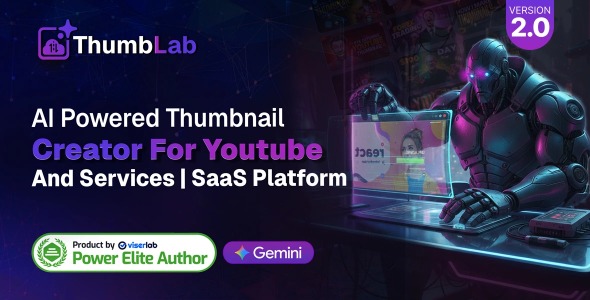 ThumbLab - AI Powered Thumbnail Creator For Youtube And Services | SaaS Platform