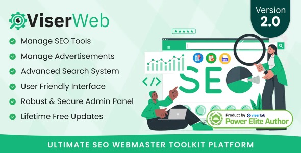 ViserWeb - SEO And Webmaster Toolkit Platform