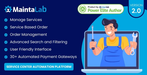 MaintaLab - Service Center Automation Platform